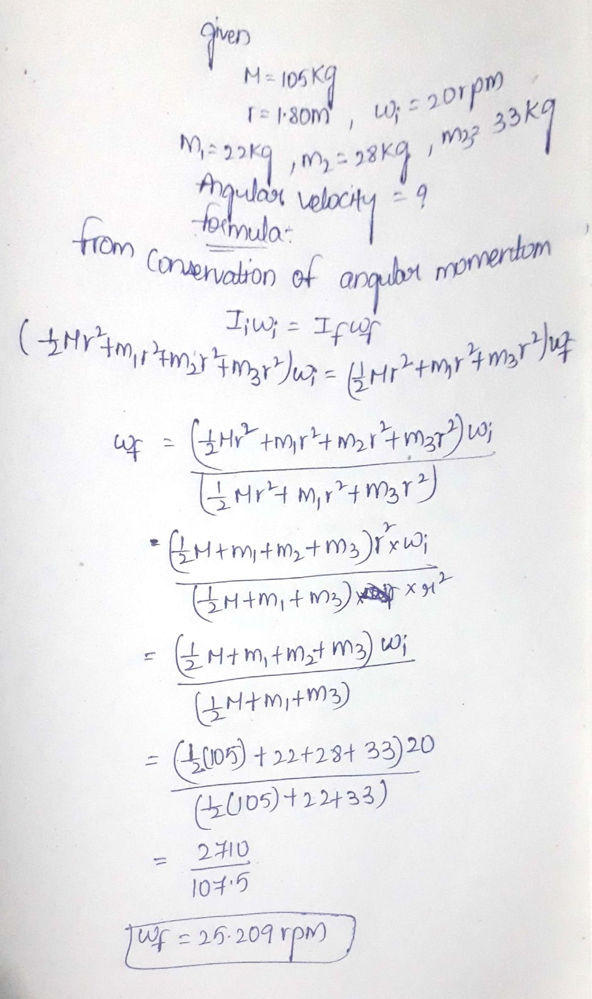 Physics homework question answer, step 1, image 1